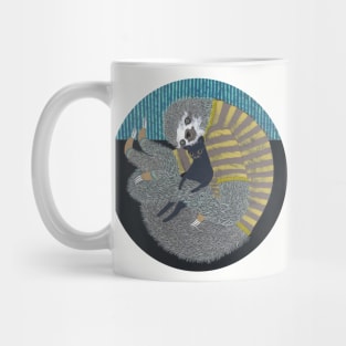 Best Friends Sloth and Kitten Mug